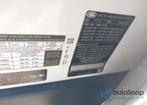 2019 Land Rover Range Rover Sport Hse Dynamic from USA, damaged, VIN SALWV2SV8KA415914